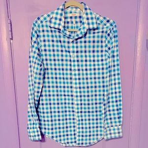 Men's Long Sleeve Checkered Shirt